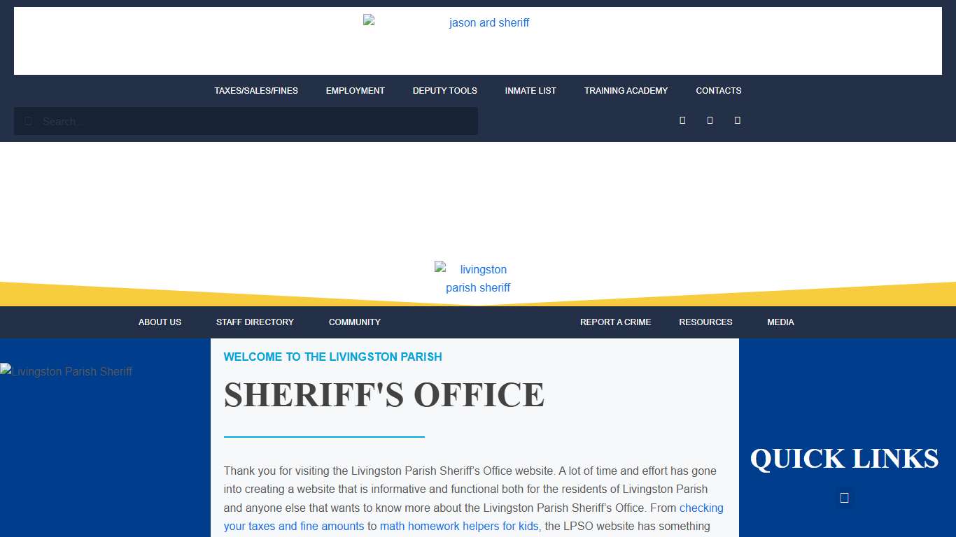 Livingston Parish Sheriff’s Office Livingston, Louisiana